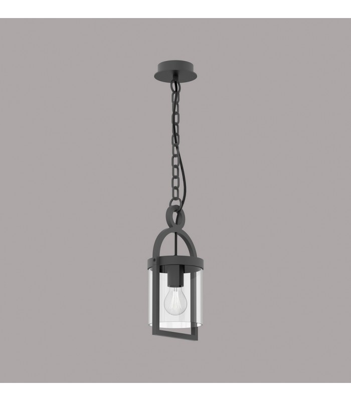 Ceiling Pendant, 1 x E27, IP54, Anthracite - 3