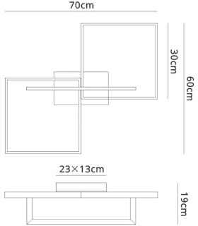 Ceiling, Dimmable, 48W LED, 3000K, 3840lm, IP20, Matt White - 2