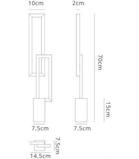 Table Lamp, 18W LED, 3000K, 1380lm, IP20, Matt White - 2