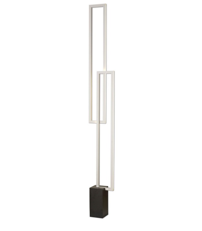 Floor Lamp, 48W LED, 3000K, 3840lm, IP20, Matt White - 1