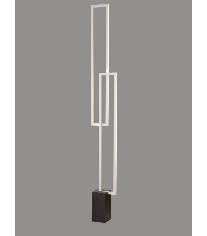 Floor Lamp, 48W LED, 3000K, 3840lm, IP20, Matt White - 3