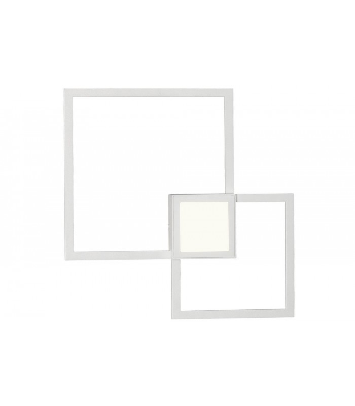 Flush Wall Lamp, 48W LED, 3000K, 3600lm, White - 1