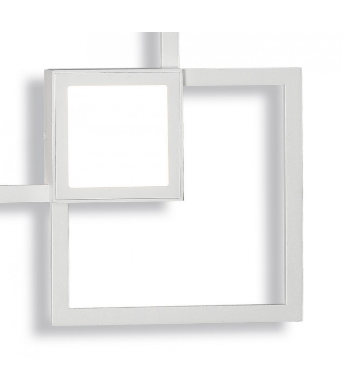 Flush Wall Lamp, 48W LED, 3000K, 3600lm, White - 5