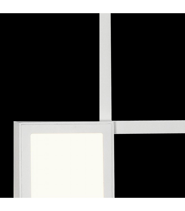 Flush Wall Lamp, 48W LED, 3000K, 3600lm, White - 7