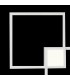 Flush Wall Lamp, 48W LED, 3000K, 3600lm, White - 9