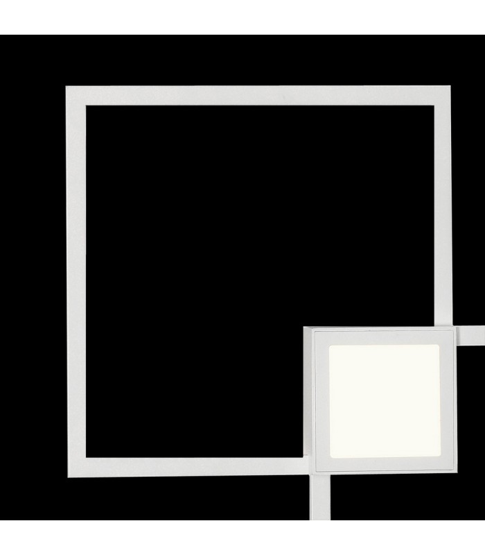 Flush Wall Lamp, 48W LED, 3000K, 3600lm, White - 9