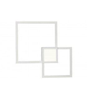 Flush Wall Lamp, Dimmable, 48W LED, 3000K, 3600lm, White - 1