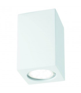 1 Light Indoor Wall Light Paintable White Plaster, GU10 - 1