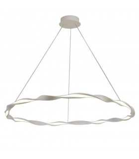 Ceiling Pendant, 46W LED, 3000K, 3220lm, IP20, Sand White - 1