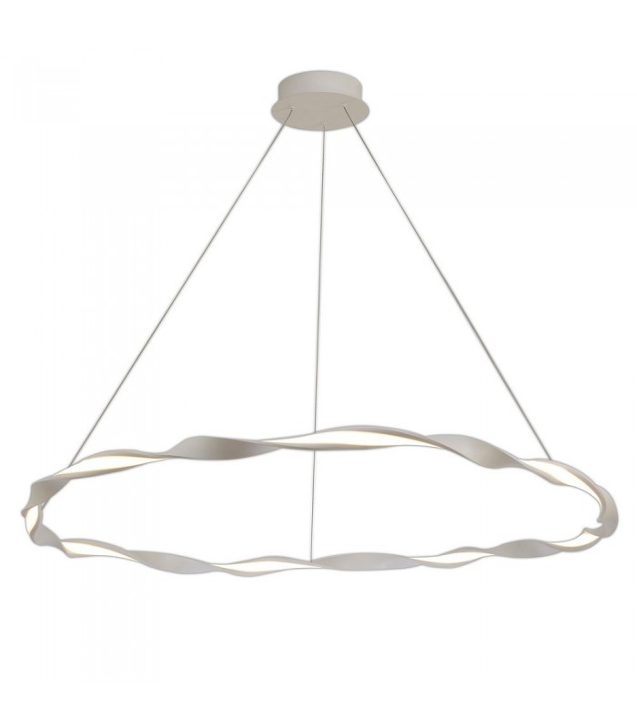Ceiling Pendant, 46W LED, 3000K, 3220lm, IP20, Sand White - 1