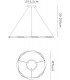 Ceiling Pendant, 36W LED, 3000K, 2520lm, IP20, Sand White - 2