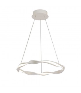 Ceiling Pendant, 24W LED, 3000K, 1680lm, IP20, Sand White - 1