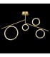 Ceiling, 42W LED, 3000K, 3150lm, IP20, Satin Gold - 3