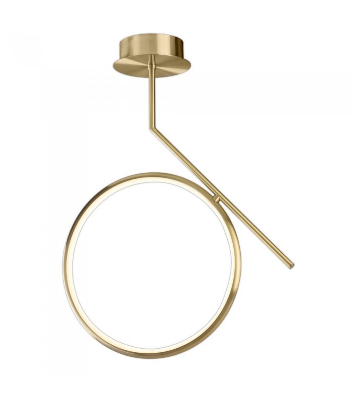 Ceiling, 25W LED, 3000K, 1875lm, IP20, Satin Gold - 1