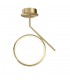 Ceiling, 20W LED, 3000K, 1500lm, IP20, Satin Gold - 1
