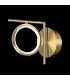 Wall Lamp, 8W LED, 3000K, 600lm, IP20, Satin Gold - 3