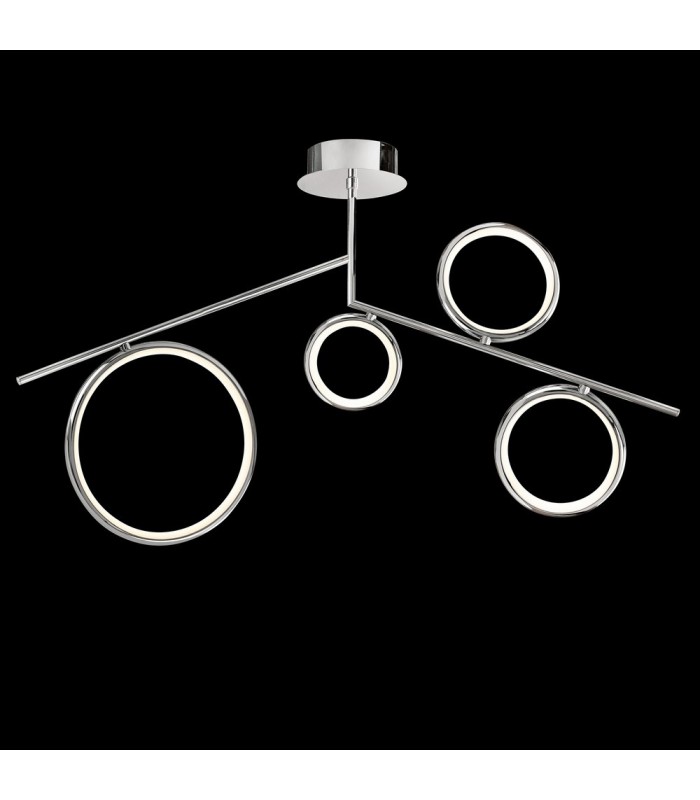 Ceiling, 42W LED, 3000K, 3150lm, IP20, Chrome - 3