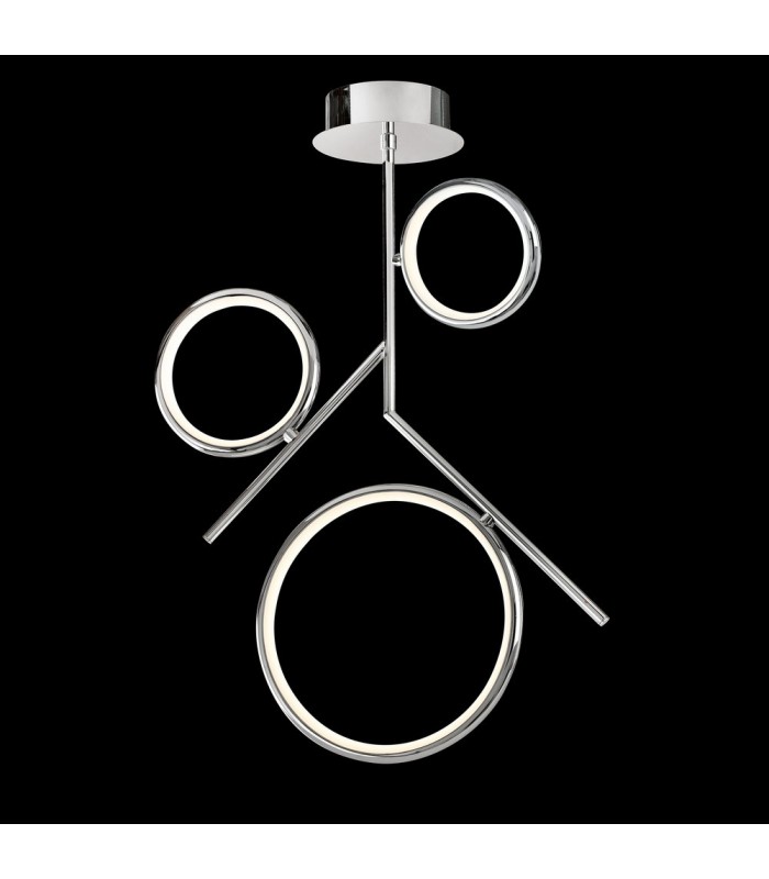 Ceiling, 36W LED, 3000K, 2700lm, IP20, Chrome - 3