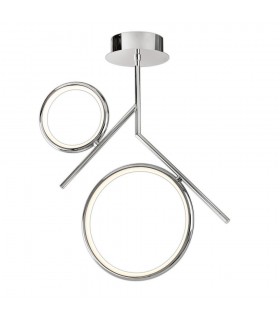 Ceiling, 30W LED, 3000K, 2250lm, IP20, Chrome - 1