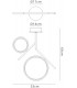 Ceiling, 30W LED, 3000K, 2250lm, IP20, Chrome - 2