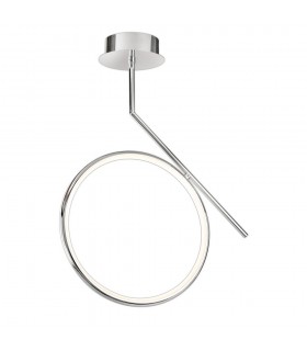Ceiling, 25W LED, 3000K, 1875lm, IP20, Chrome - 1