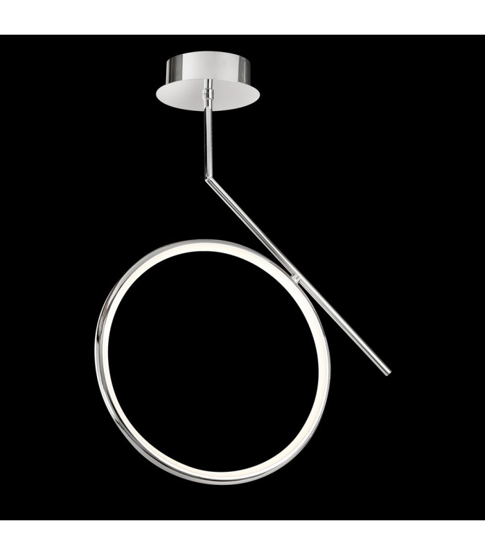 Ceiling, 25W LED, 3000K, 1875lm, IP20, Chrome - 3