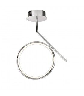 Ceiling, 20W LED, 3000K, 1500lm, IP20, Chrome - 1
