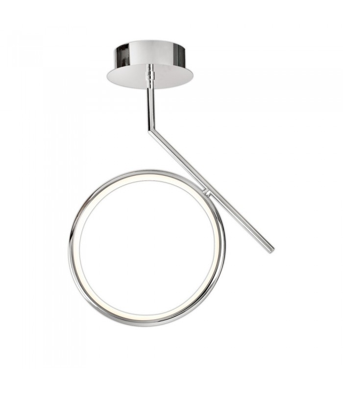 Ceiling, 20W LED, 3000K, 1500lm, IP20, Chrome - 1