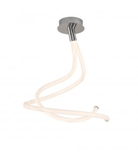 Ceiling, 50W LED, 3000K, 3750lm, IP20, Chrome, 3 Year Warranty - 1