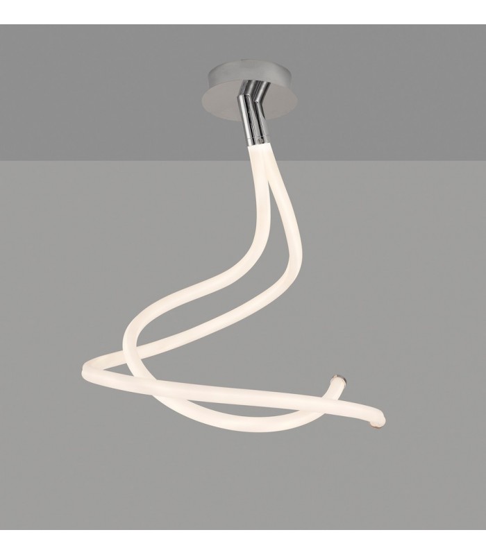 Ceiling, 50W LED, 3000K, 3750lm, IP20, Chrome, 3 Year Warranty - 3