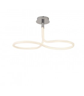 Ceiling, 40W LED, 3000K, 3000lm, IP20, Chrome - 1