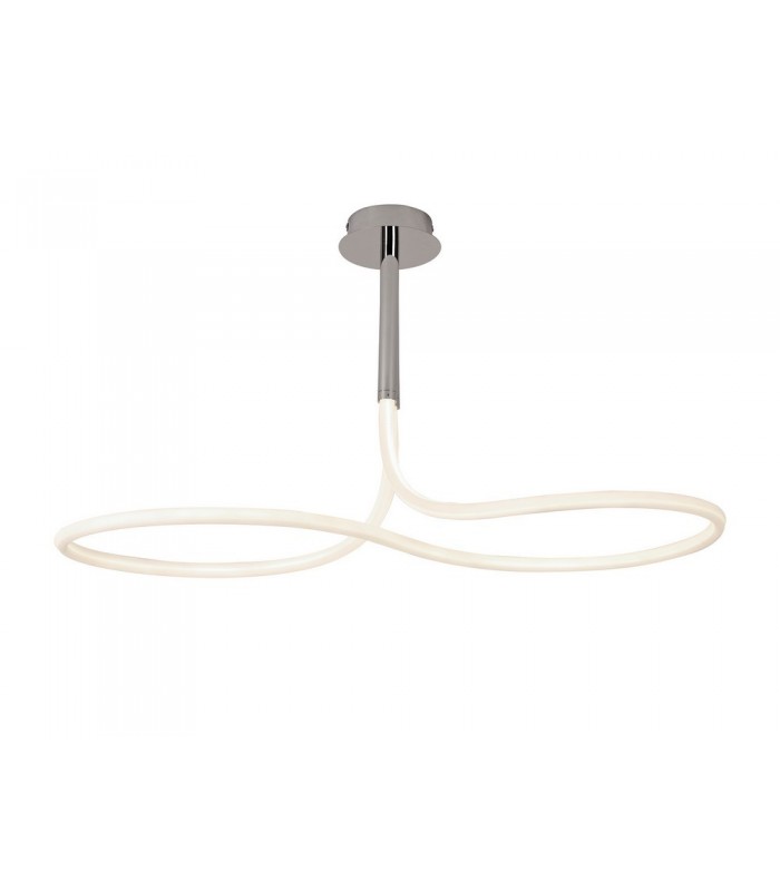Ceiling, 50W LED, 3000K, 3750lm, IP20, Chrome - 1