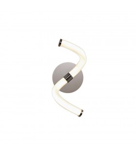 Switched Wall Lamp, 12W LED, 3000K, 900lm, IP20, Chrome - 1