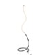 LED Floor Lamp 20W, 3000K, 1500lm, Dimmable, Polished Chrome, Frosted Acrylic - 1