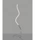 LED Floor Lamp 20W, 3000K, 1500lm, Dimmable, Polished Chrome, Frosted Acrylic - 3