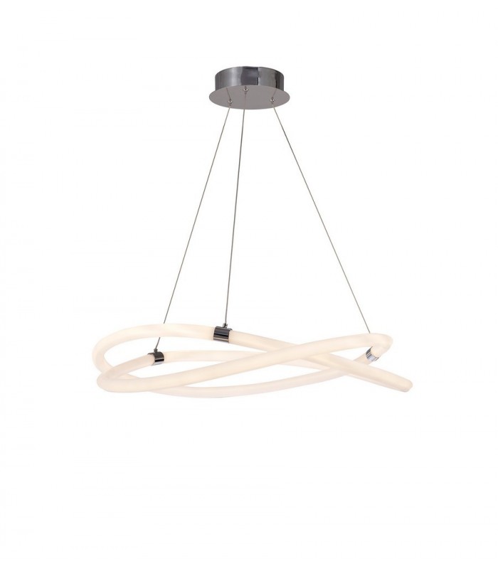 Ceiling, 60W LED, 3000K, 4500lm, IP20, Chrome - 1