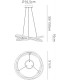 II Ceiling, 42W LED, 3000K, 3150lm, IP20, Chrome - 2