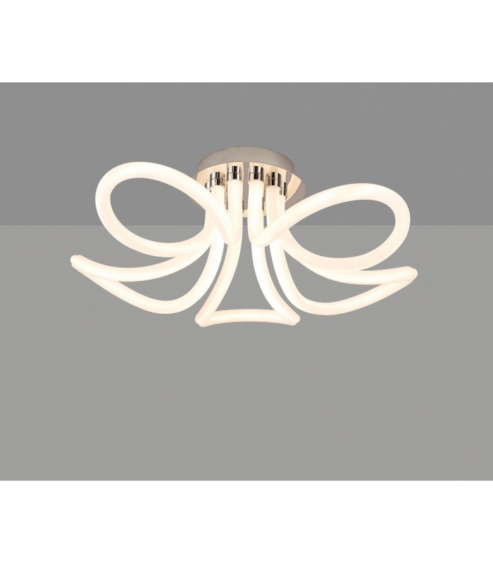 Ceiling, 60W LED, 3000K, 4500lm, IP20, Chrome - 3