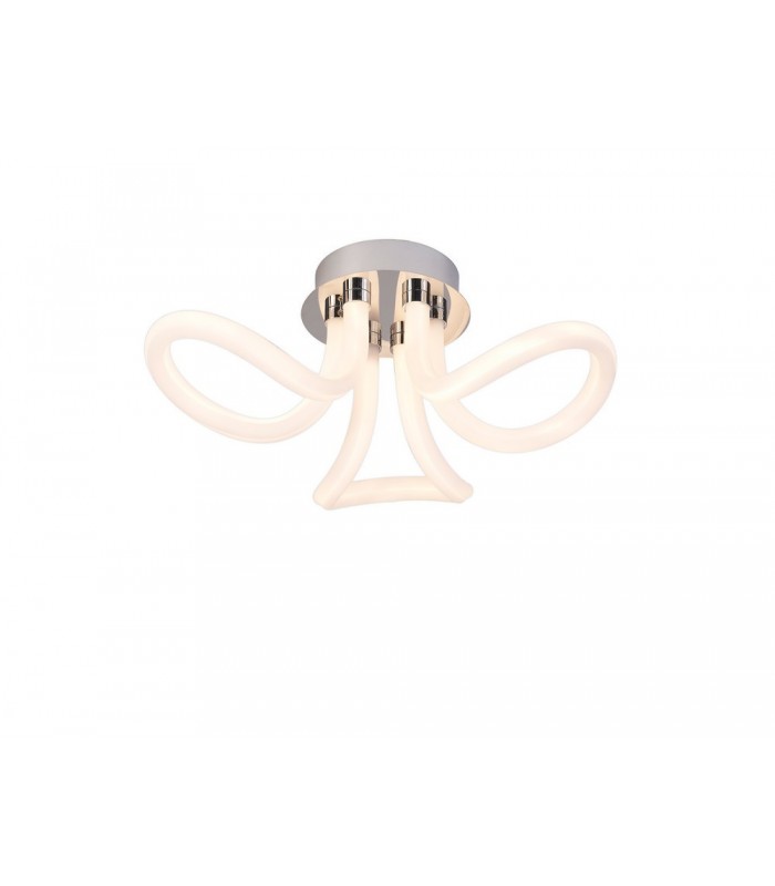 Ceiling, 40W LED, 3000K, 3000lm, IP20, Chrome - 1