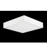 LED 12cm Square, Surface Mounted Downlight, 8W, 3000K, 680lm, Matt White, Frosted Acrylic - 3