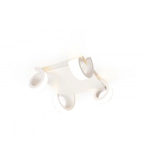 4 Light Ceiling, 48W LED, 3000K, 3600lm, Sand White - 1
