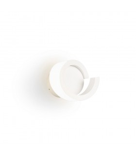 1 Light Round Wall Lamp, 12W LED, 3000K, 900lm, Sand White - 1
