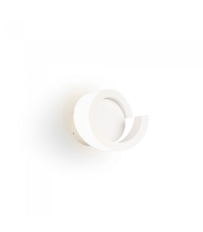 1 Light Round Wall Lamp, 12W LED, 3000K, 900lm, Sand White - 1