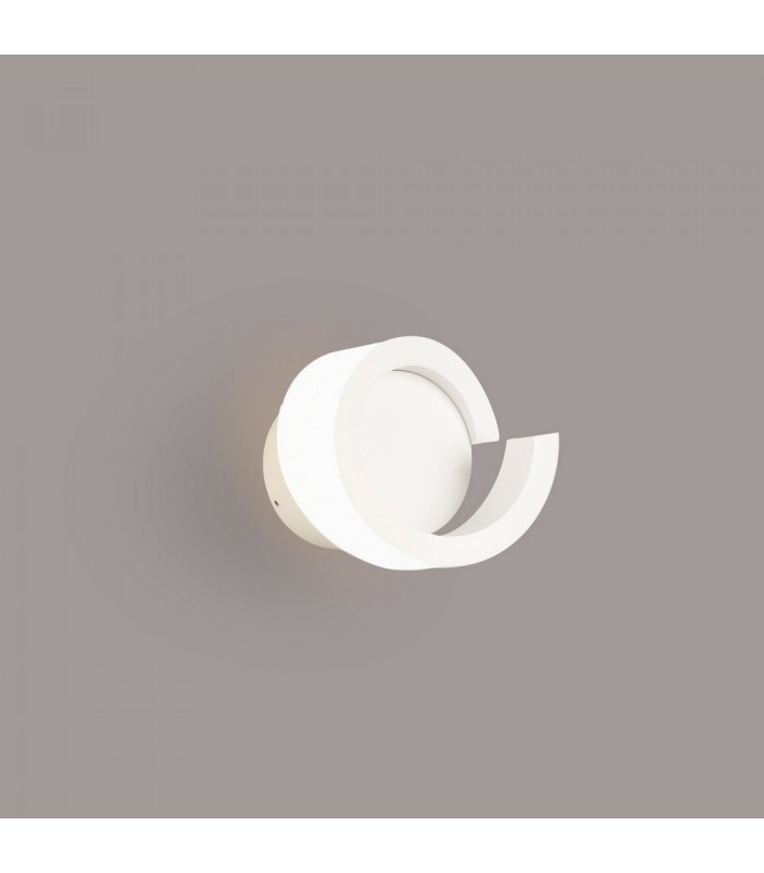1 Light Round Wall Lamp, 12W LED, 3000K, 900lm, Sand White - 3
