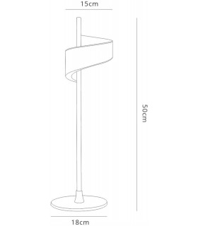 1 Light Table Lamp, 6W LED, 3000K, 450lm, Sand White - 2