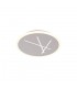 Ceiling 37cm Round, 30W LED, 4000K, 2100lm, Sand White - 1