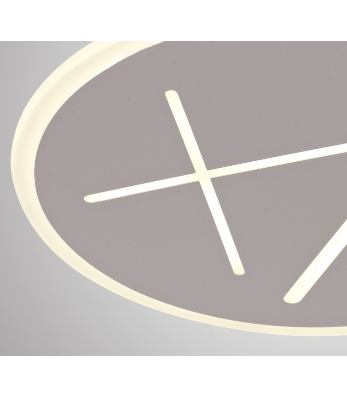 Ceiling 47cm Round, 40W LED, 4000K, 2800lm, Sand White - 4