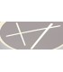 Ceiling 47cm Round, 40W LED, 4000K, 2800lm, Sand White - 5