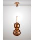 Ceiling Pendant 29cm Round, 1 x E27, Copper - 3