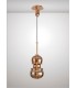 Ceiling Pendant 22cm Round, 1 x E27, Copper - 3